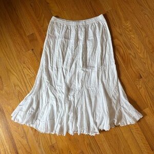 White maxi summer skirt Joseph bay